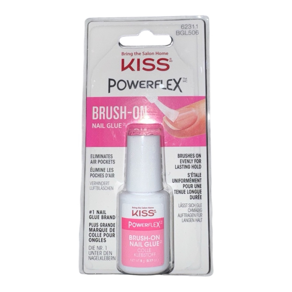 Kiss PowerFlex Pink Brush-On Nail Glue